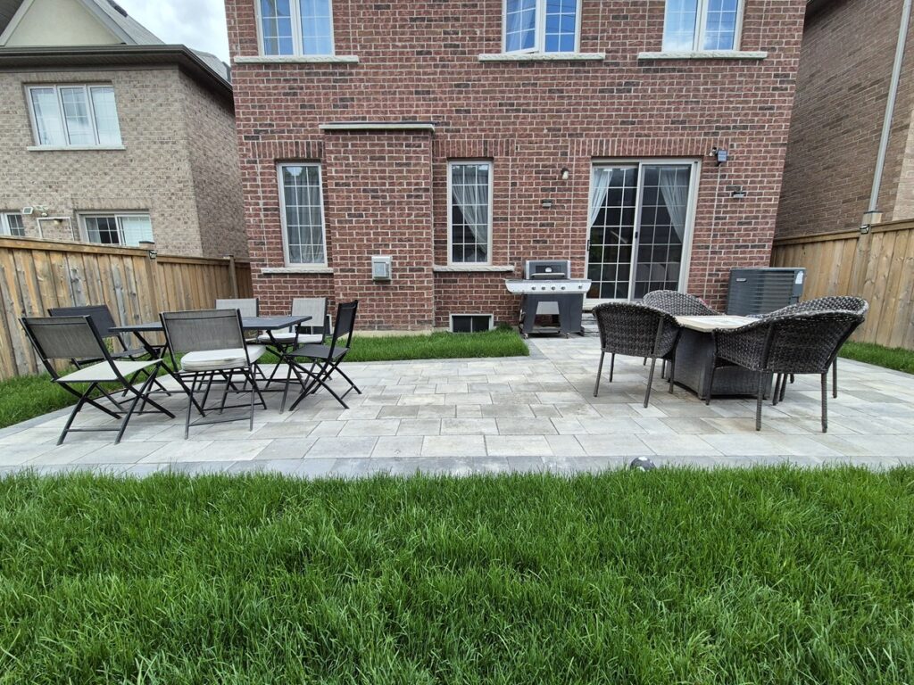 backyard interlocking
