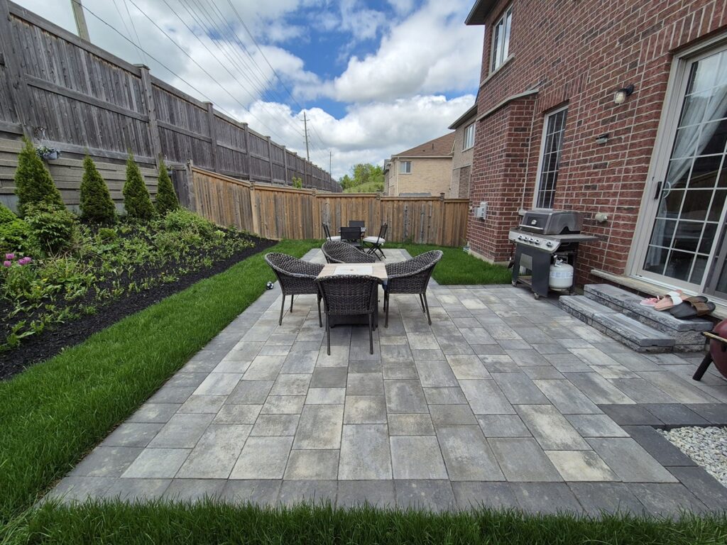 backyard interlocking
